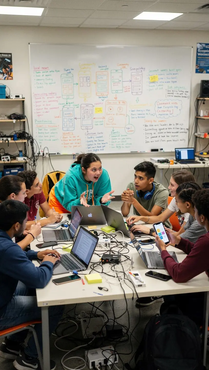 Community members engaging through digital platforms.